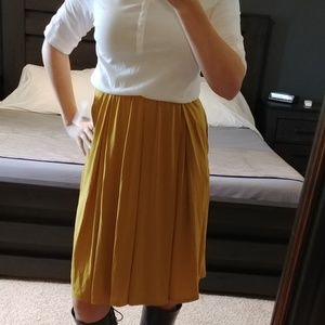 LulaRoe Madison mustard yellow